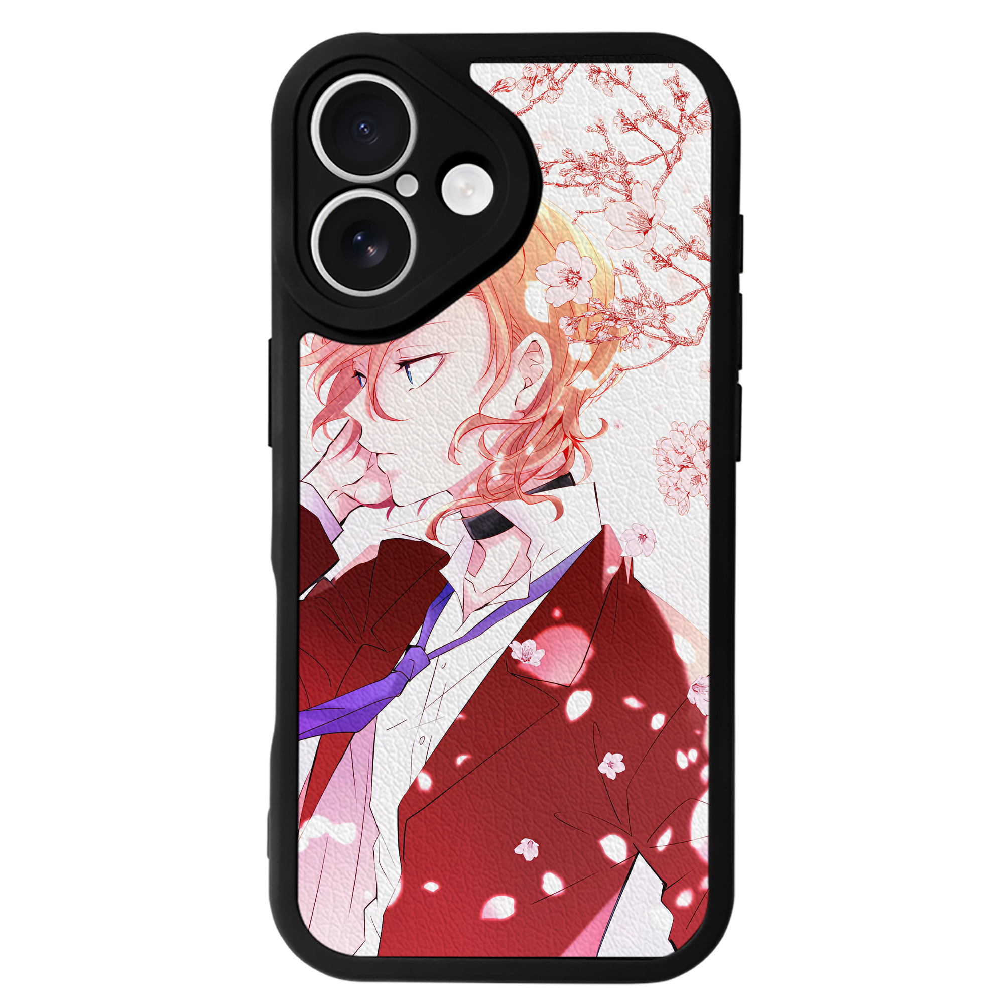（画像用） 文豪ストレイドッグス Bungo Stray Dogs 【iPhone 16シリーズ対応】シリコンスマホケース（レザー調） 材質：シリコン